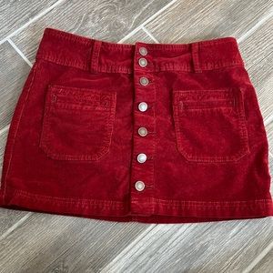 Free People corduroy skirts